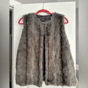 Topshop Faux Fur Vest